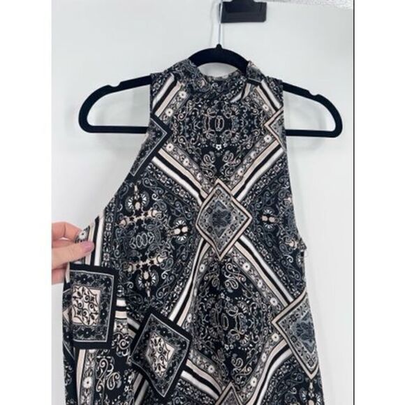 Free People Beaux Slip Dress in Scarf Print small - Picture 3 of 15